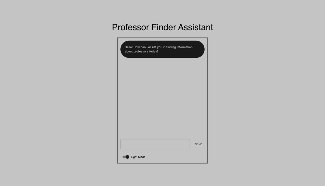 AI Rate My Professor